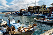 The Venetian inner harbour, the most attractive part of Rethimnon waterfront. 